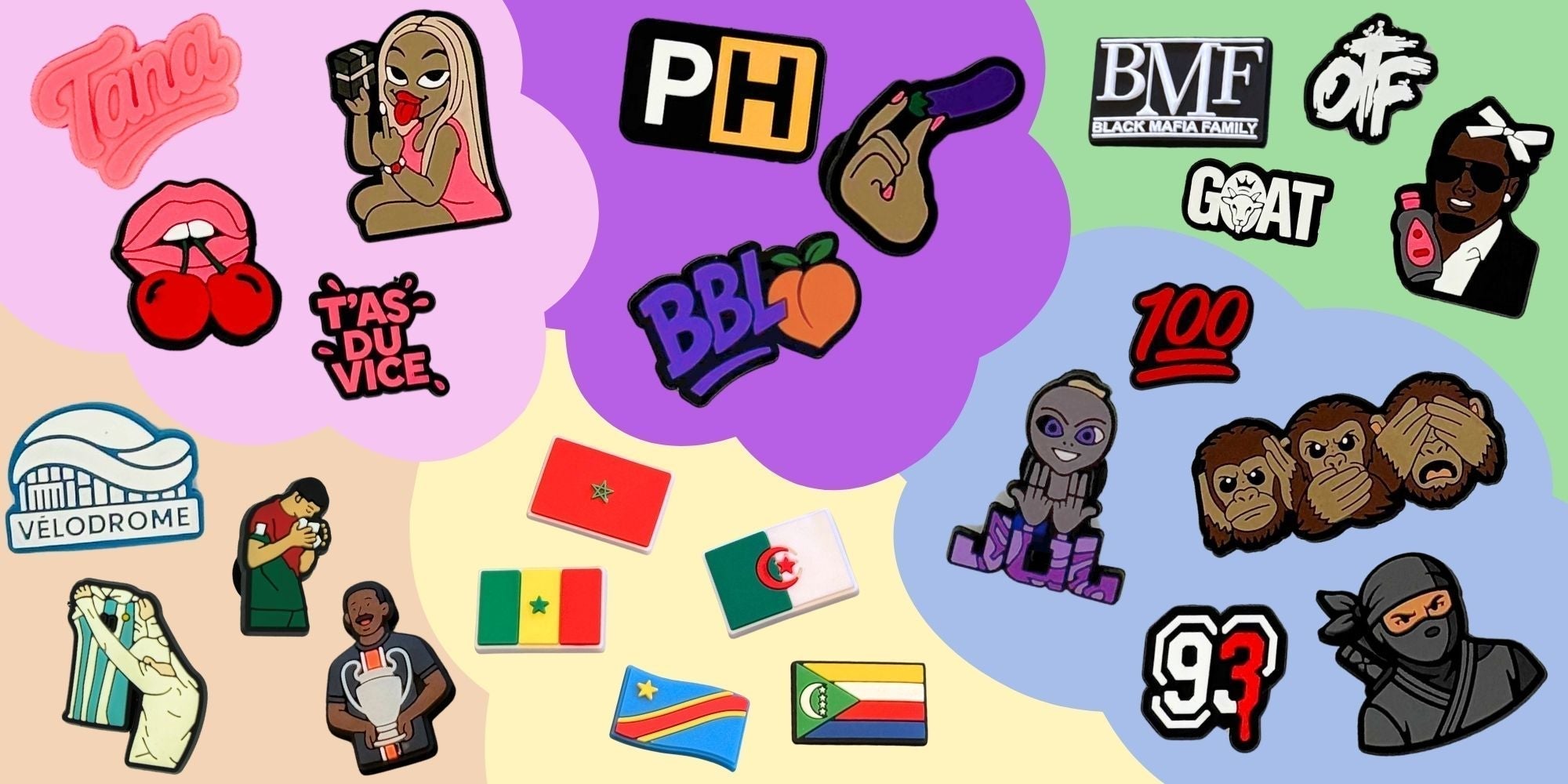 Pin’s création Pimp It : nos designs exclusifs pour pimper tes Paires🧷