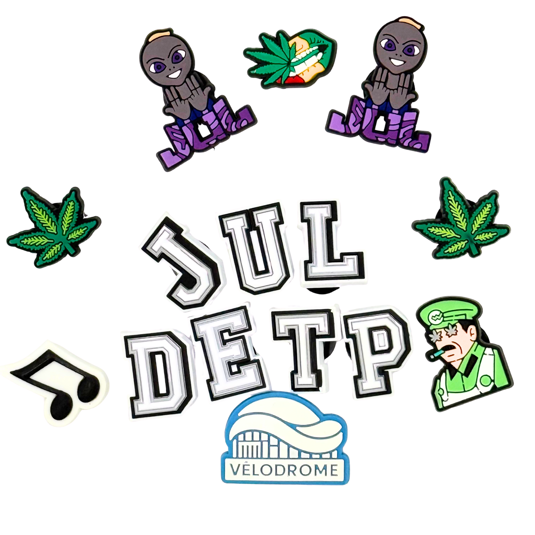 Pack 15 pin's pour Clogs - Jul