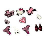 Pack 8 pin's pour Clogs - Boss lady