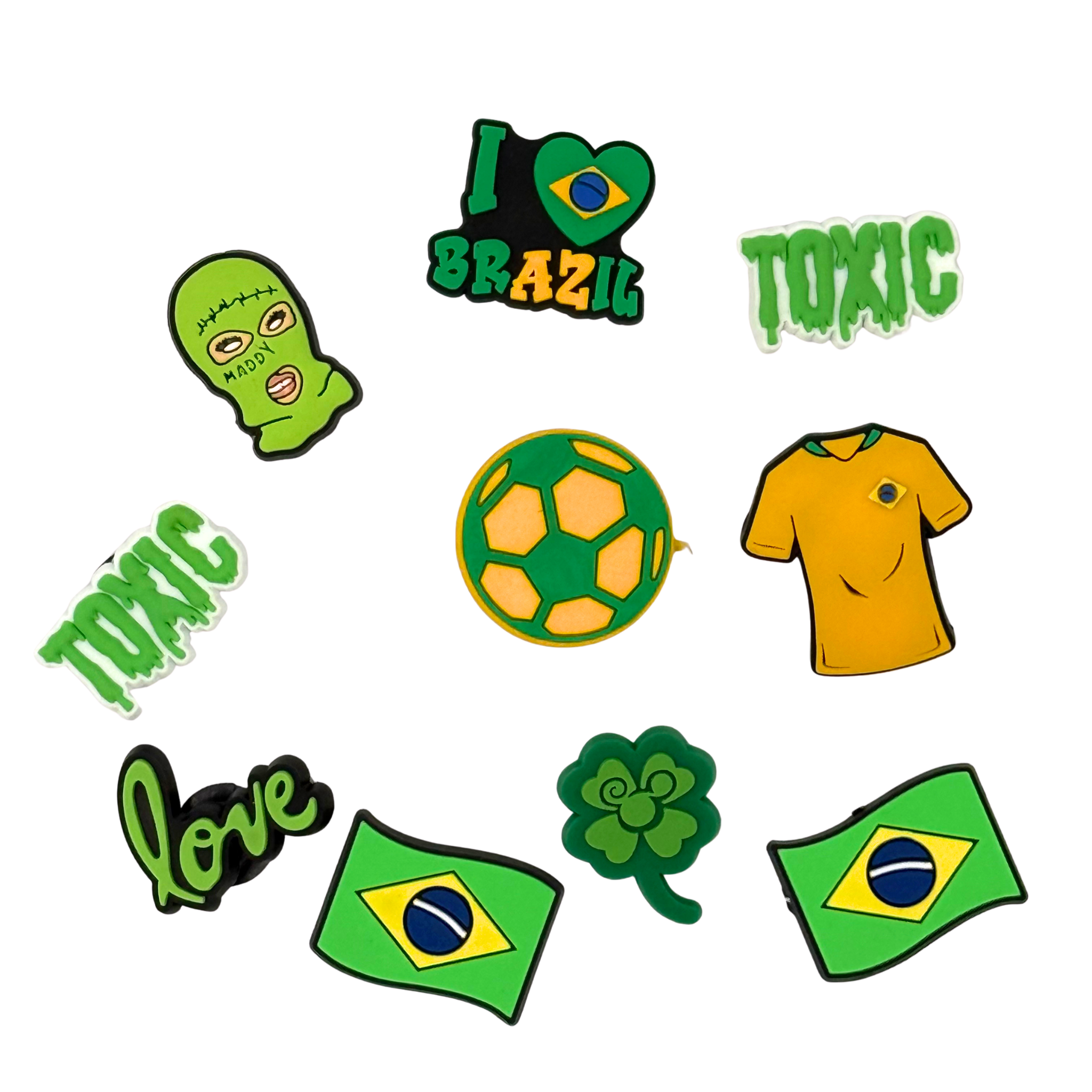 Pack 10 Pin's pour Clogs - Do Brazil