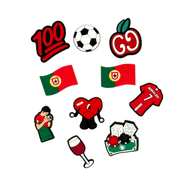Pack of 8 Charms - Portugal
