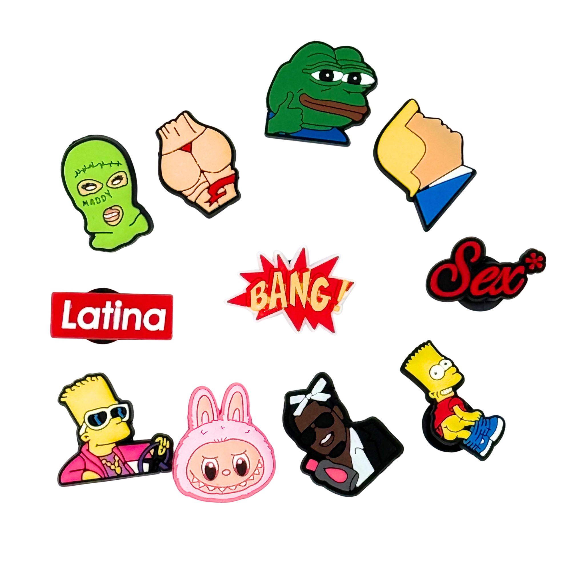 Pack 11 Pin's pour Clogs - Fun et Troll