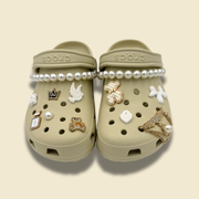 Clogs Shiny White