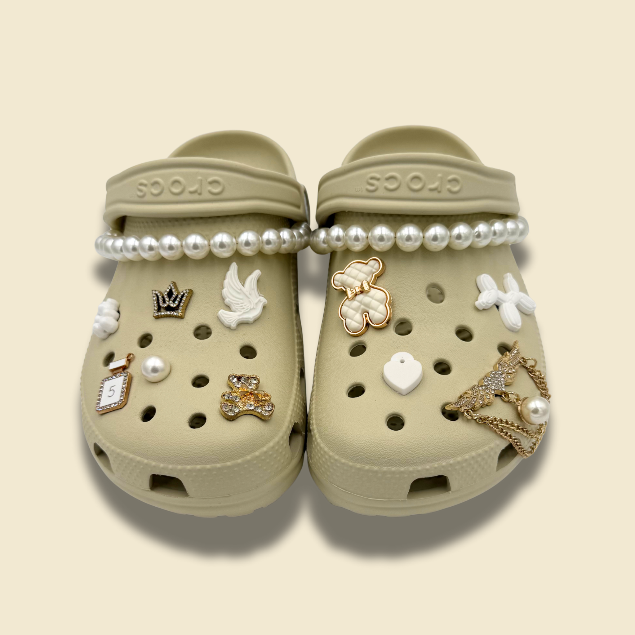 Clogs Shiny White
