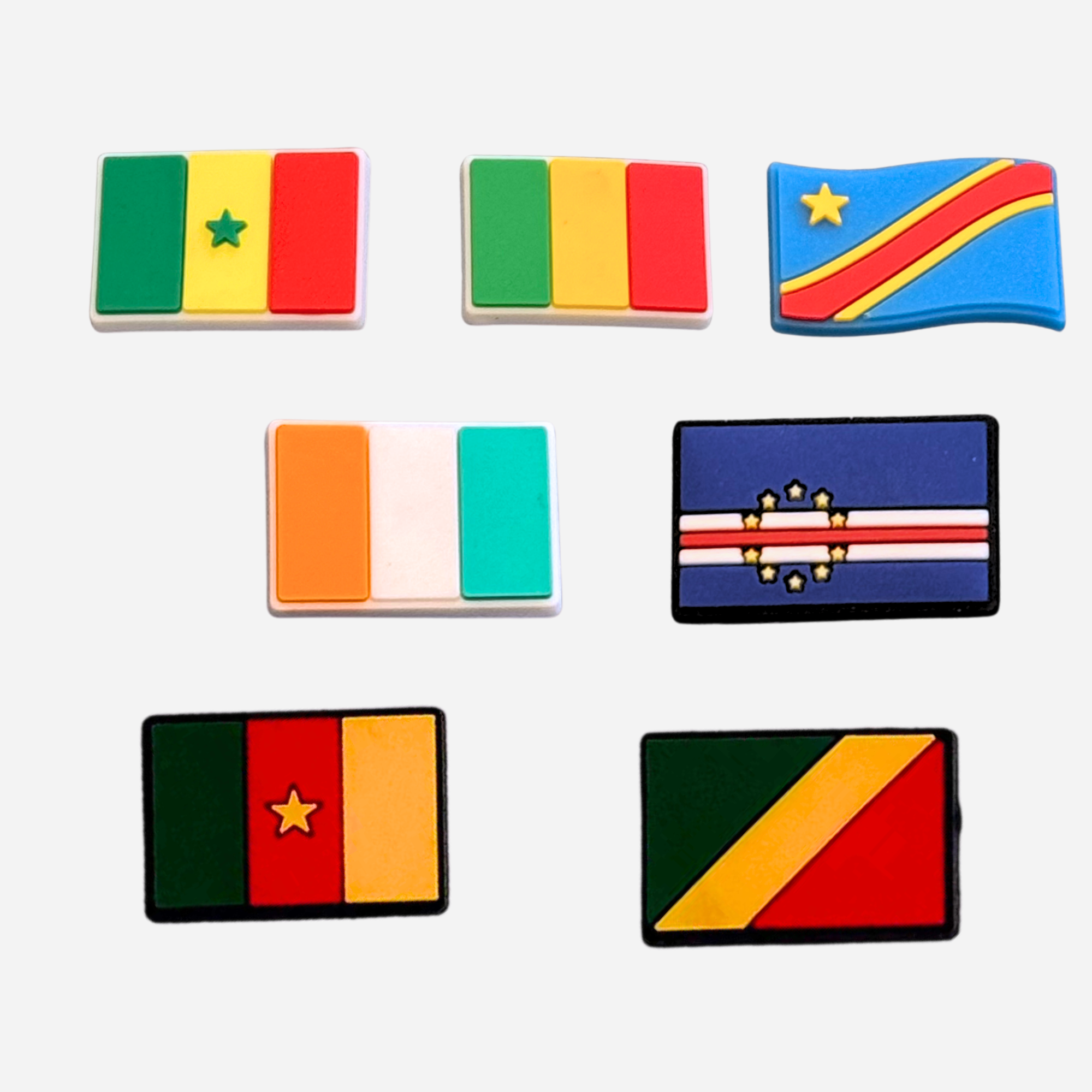Pin's pour Crocs - Drapeau Afrique 2
