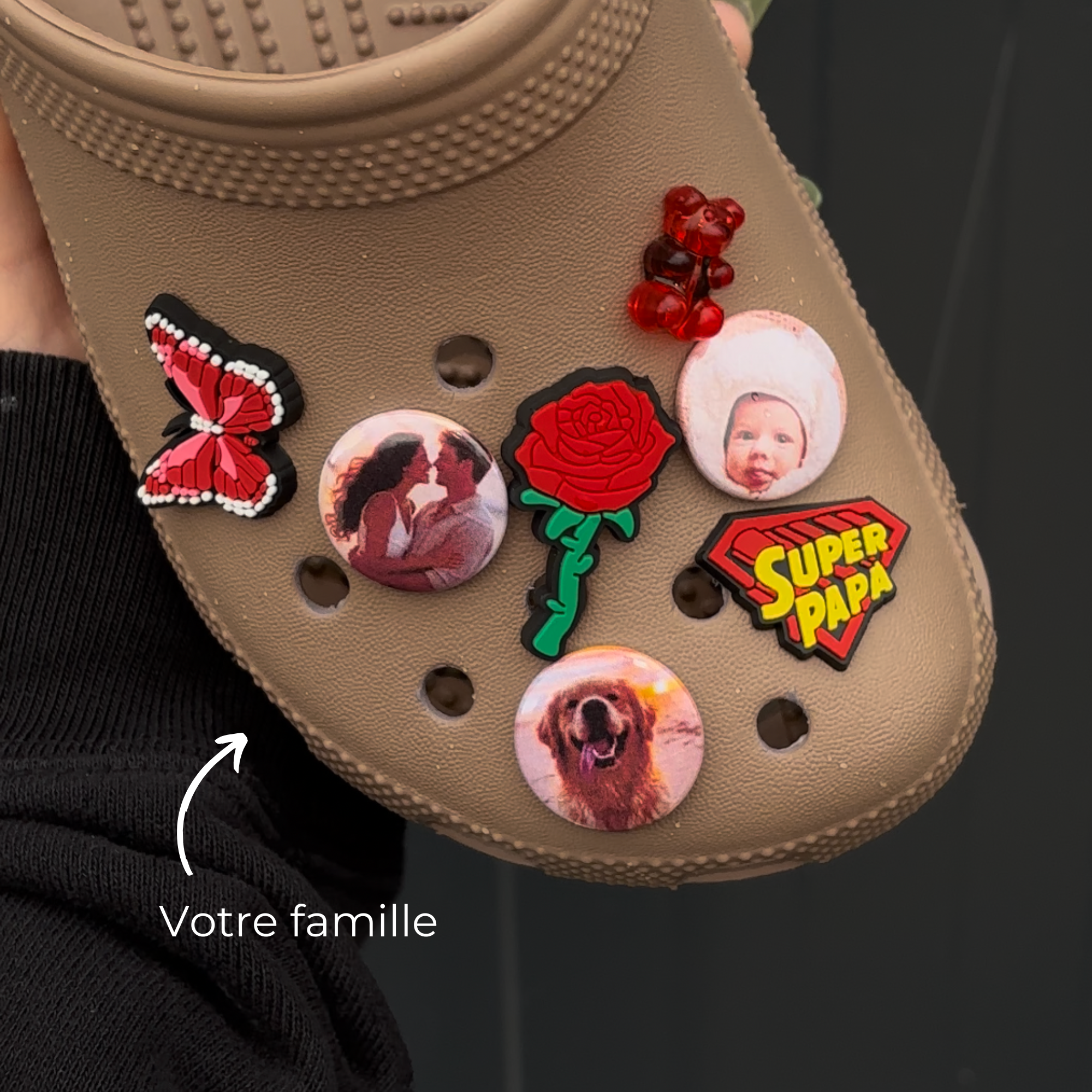 Personalisierte Charm für Clogs