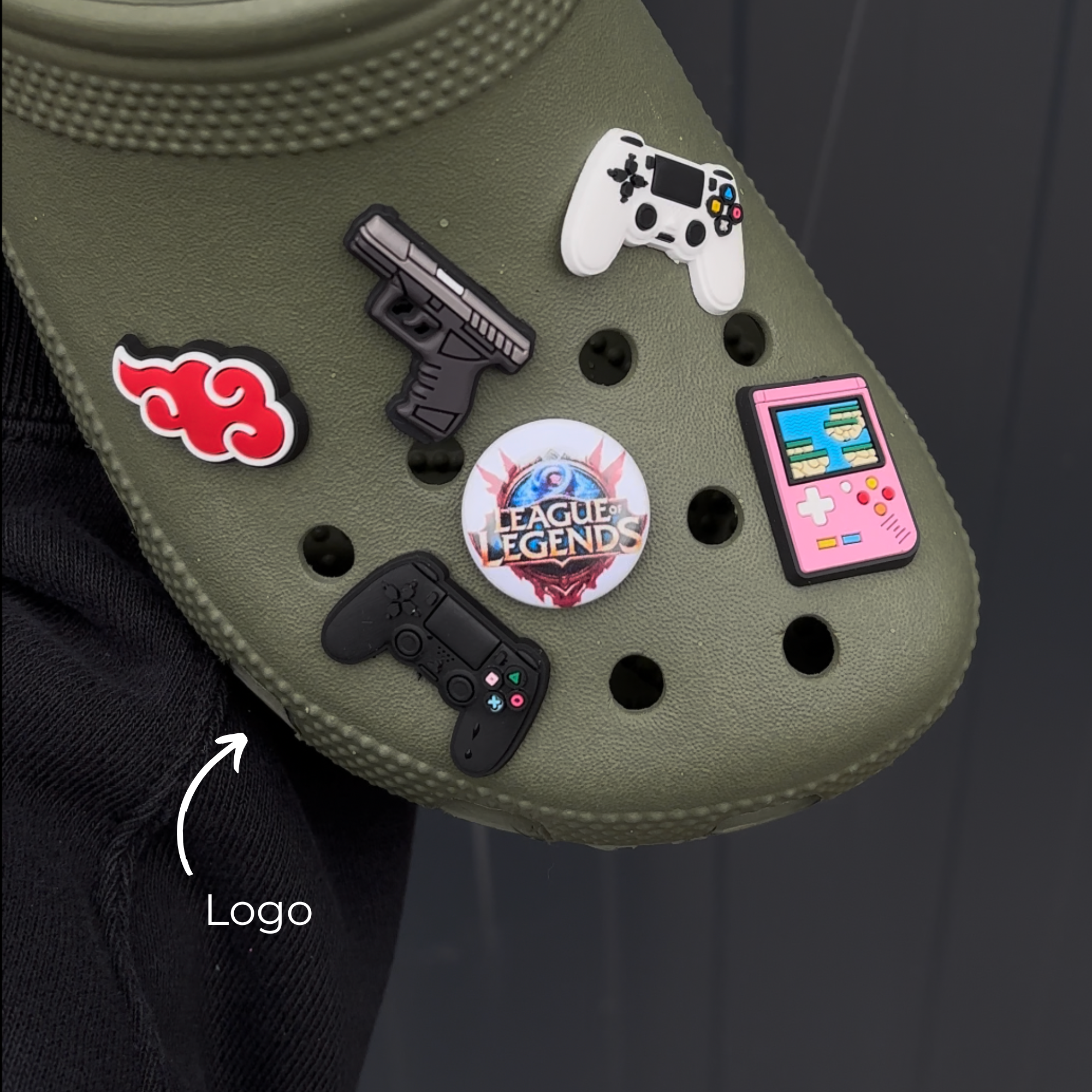 Personalisierte Charm für Clogs