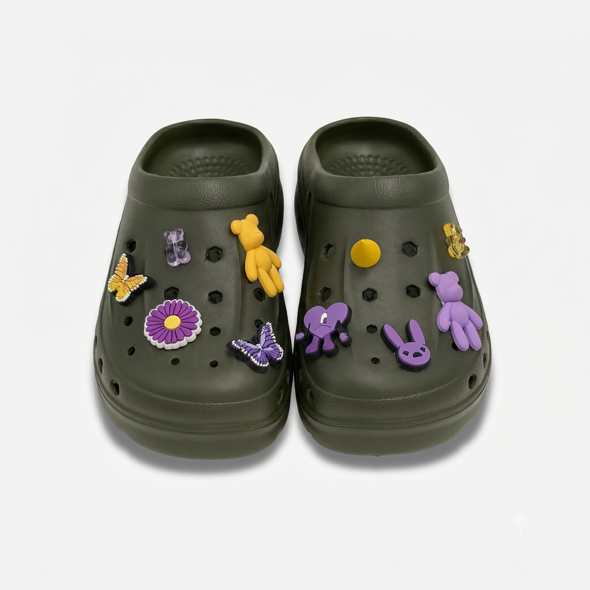 Clogs Hexa Purple and Yellow