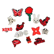 Pack 15 Pin's pour Clogs - Blaaze Red