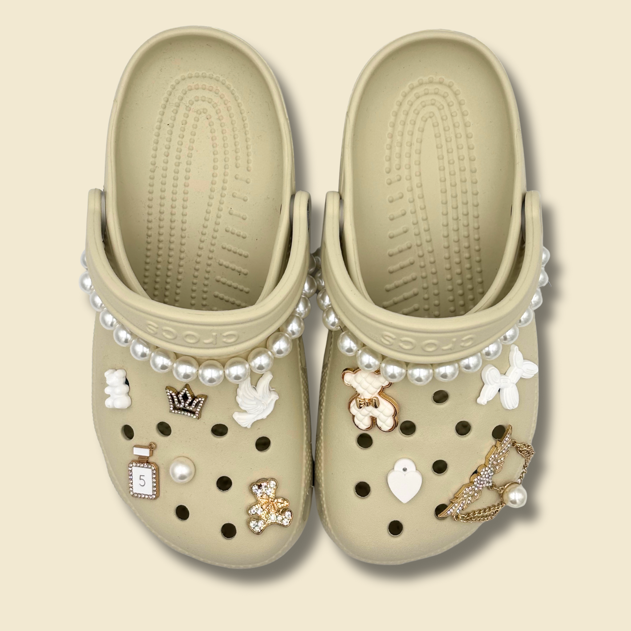 Clogs Shiny White
