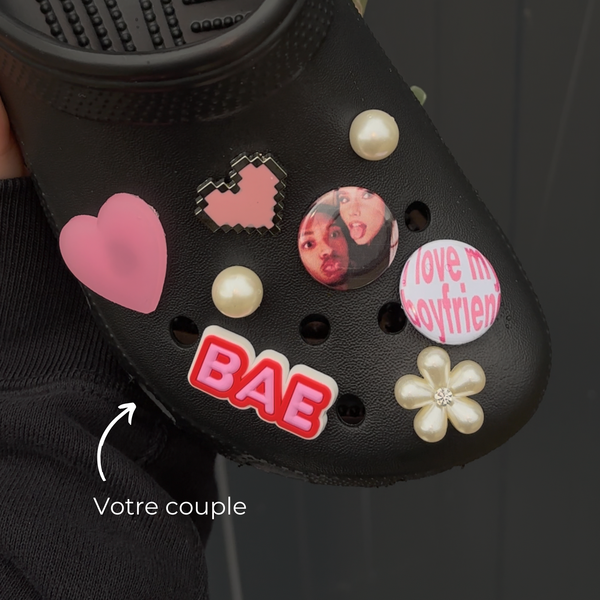 Personalisierte Charm für Clogs