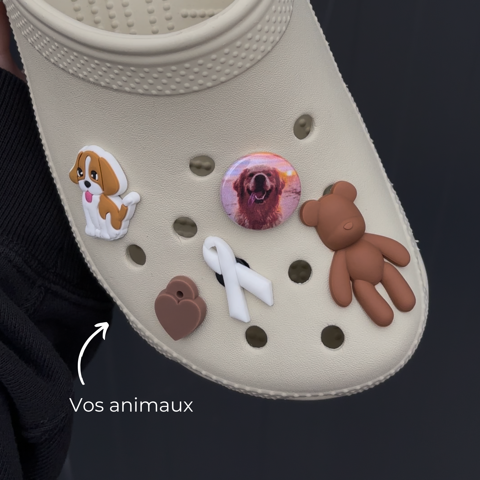 Personalisierte Charm für Clogs