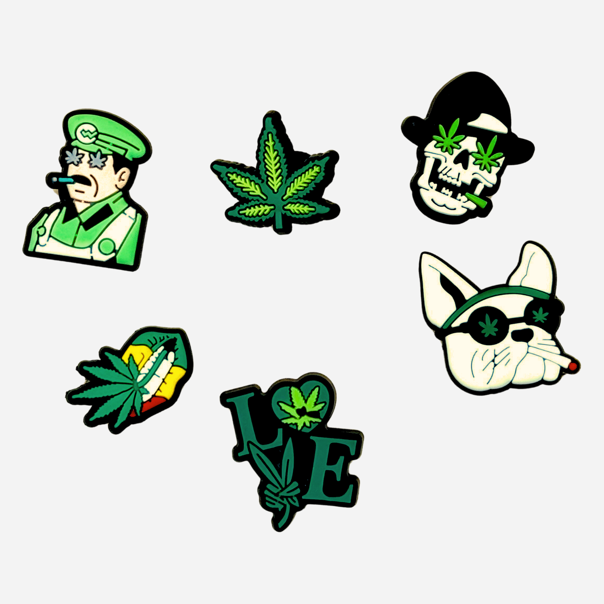 Pin's pour Crocs - Weed