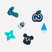 Pin's pour Crocs -Bleu Ciel