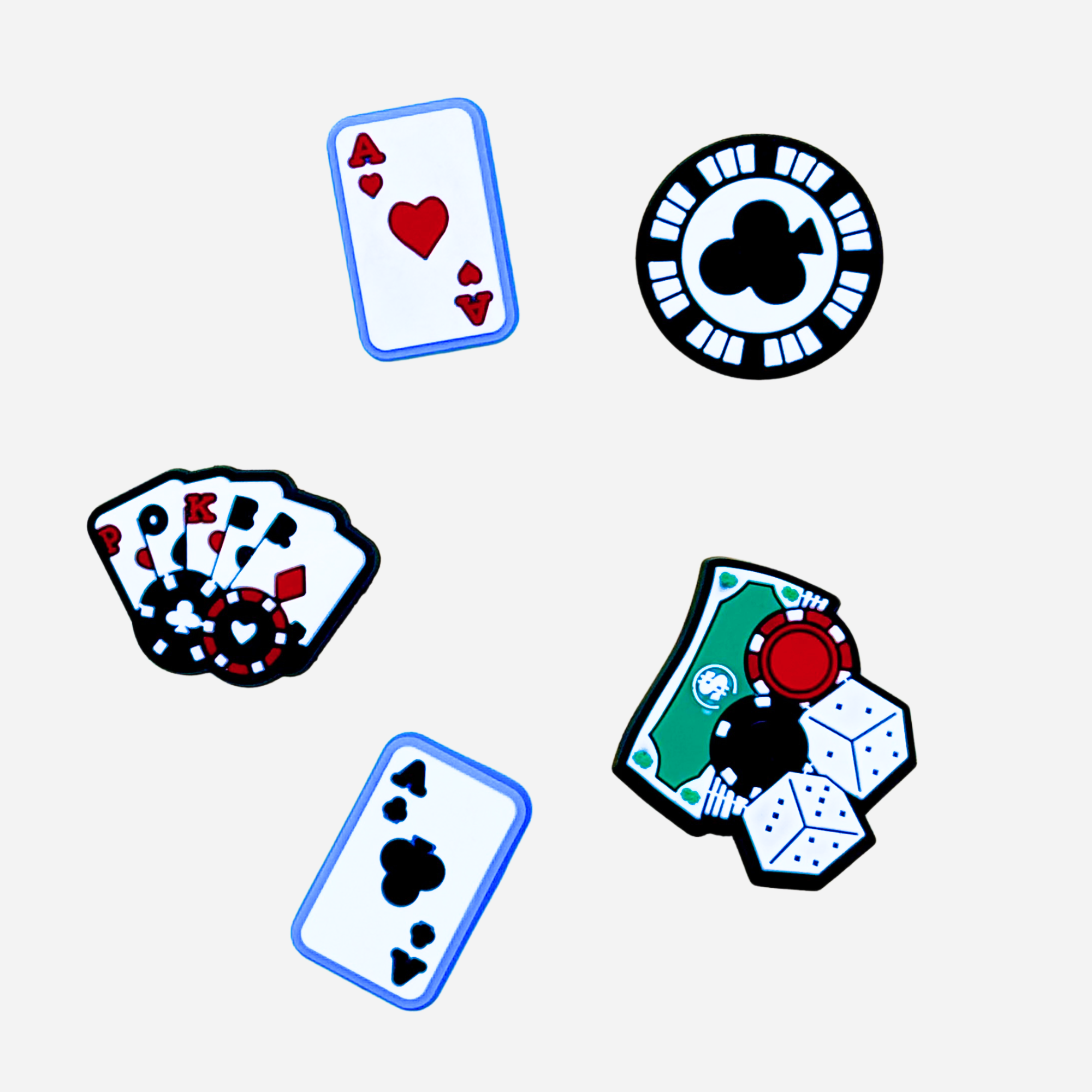 Pin's pour Crocs - Poker