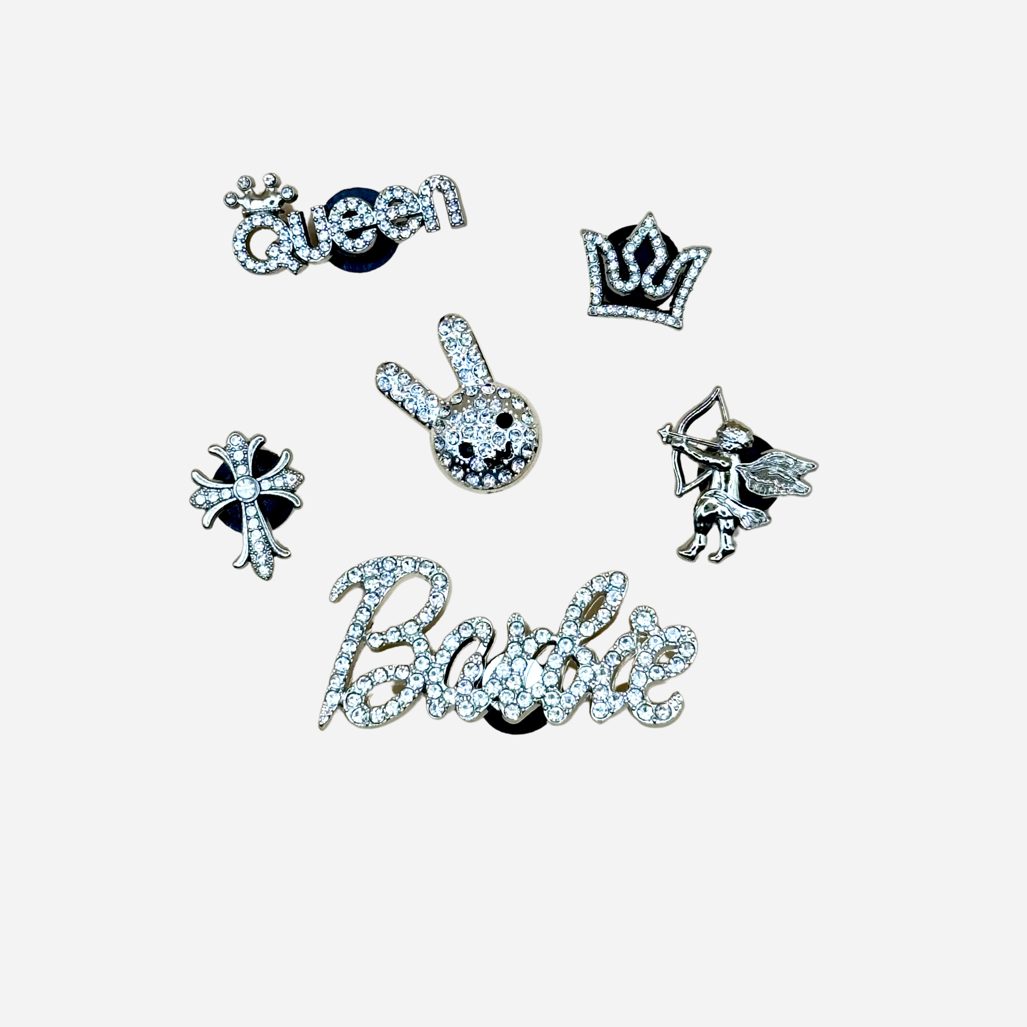 Pin's pour Crocs - Metalliques Argent