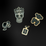 Pin's pour Crocs - Metalliques Noirs