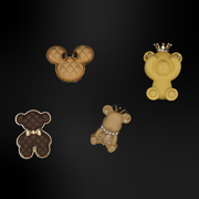 Pin's pour Crocs - Metalliques Marrons