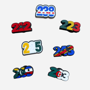 Pin's pour Clogs - Numéro Pays