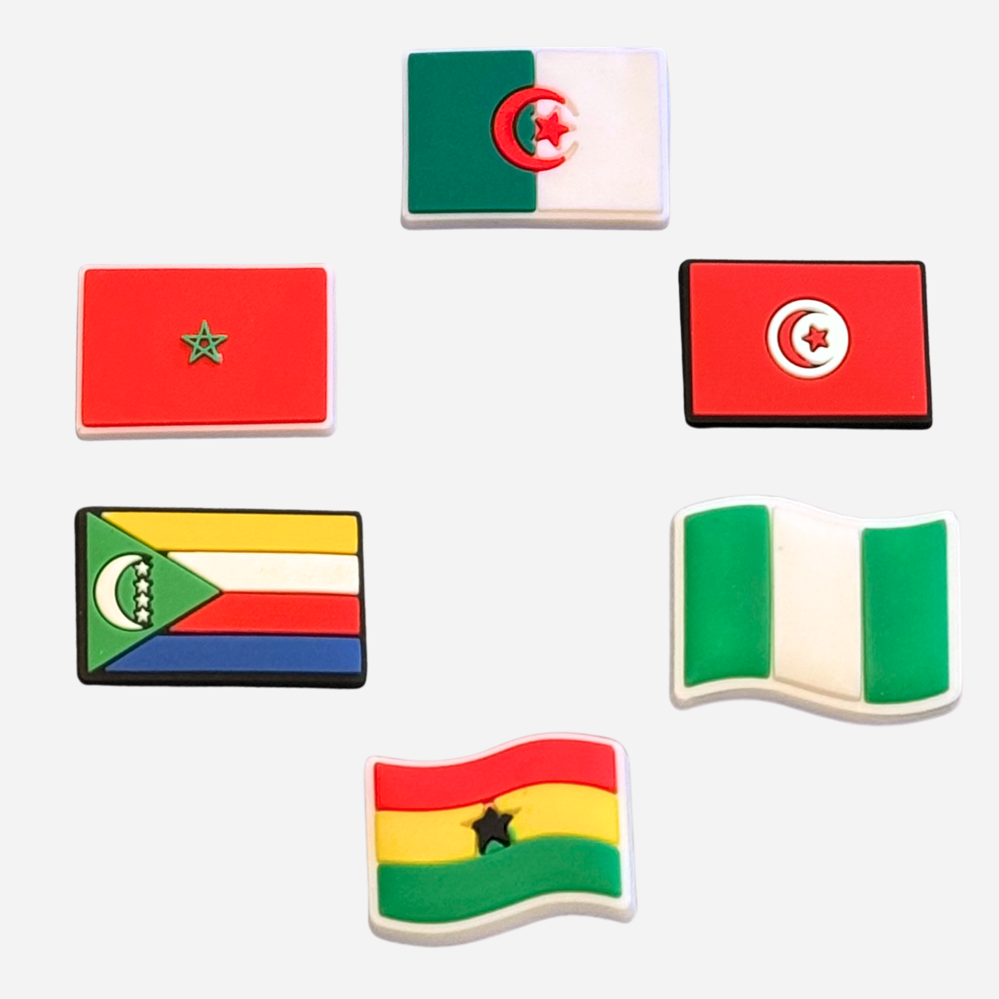 Pin's pour Crocs - Drapeau Afrique