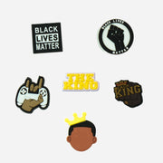 Pin's pour Clogs - Black Power Boy