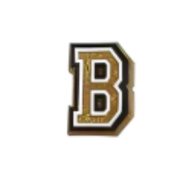 Pin's lettre B Doré