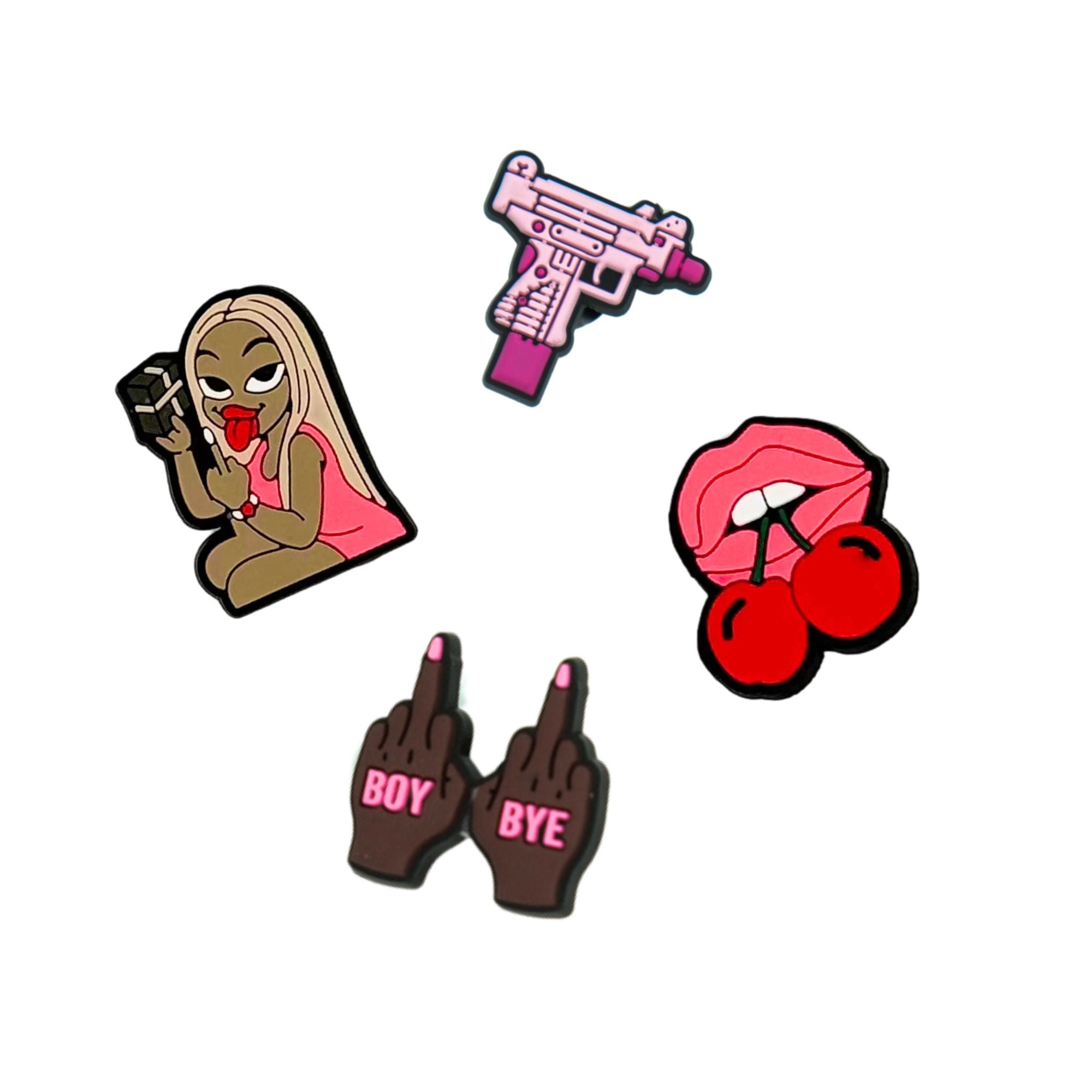 Mini pack de 4 pin's - Baddies