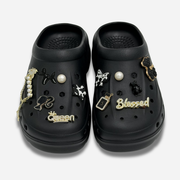 Clogs Hexa Black & Gold