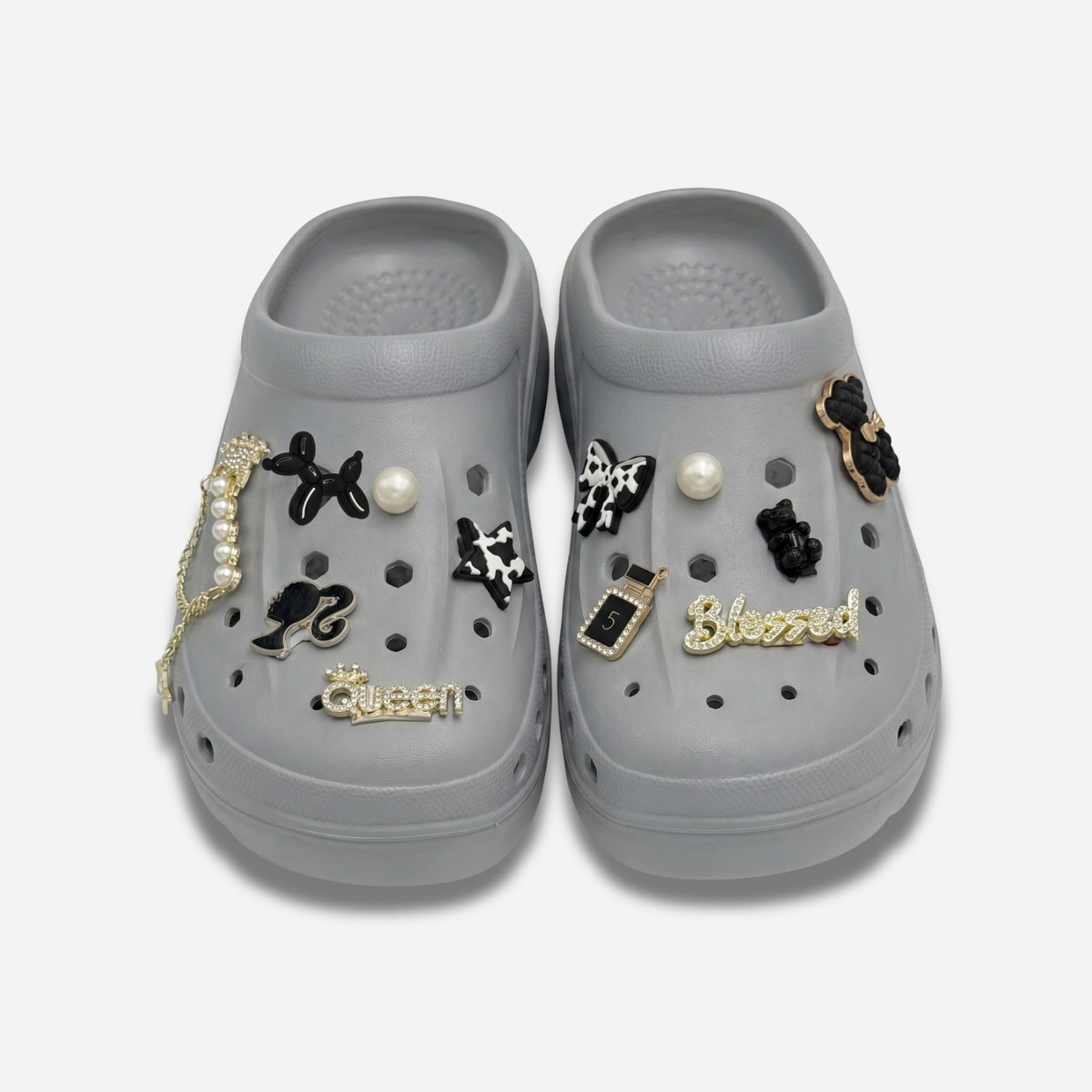 Clogs Hexa Black & Gold