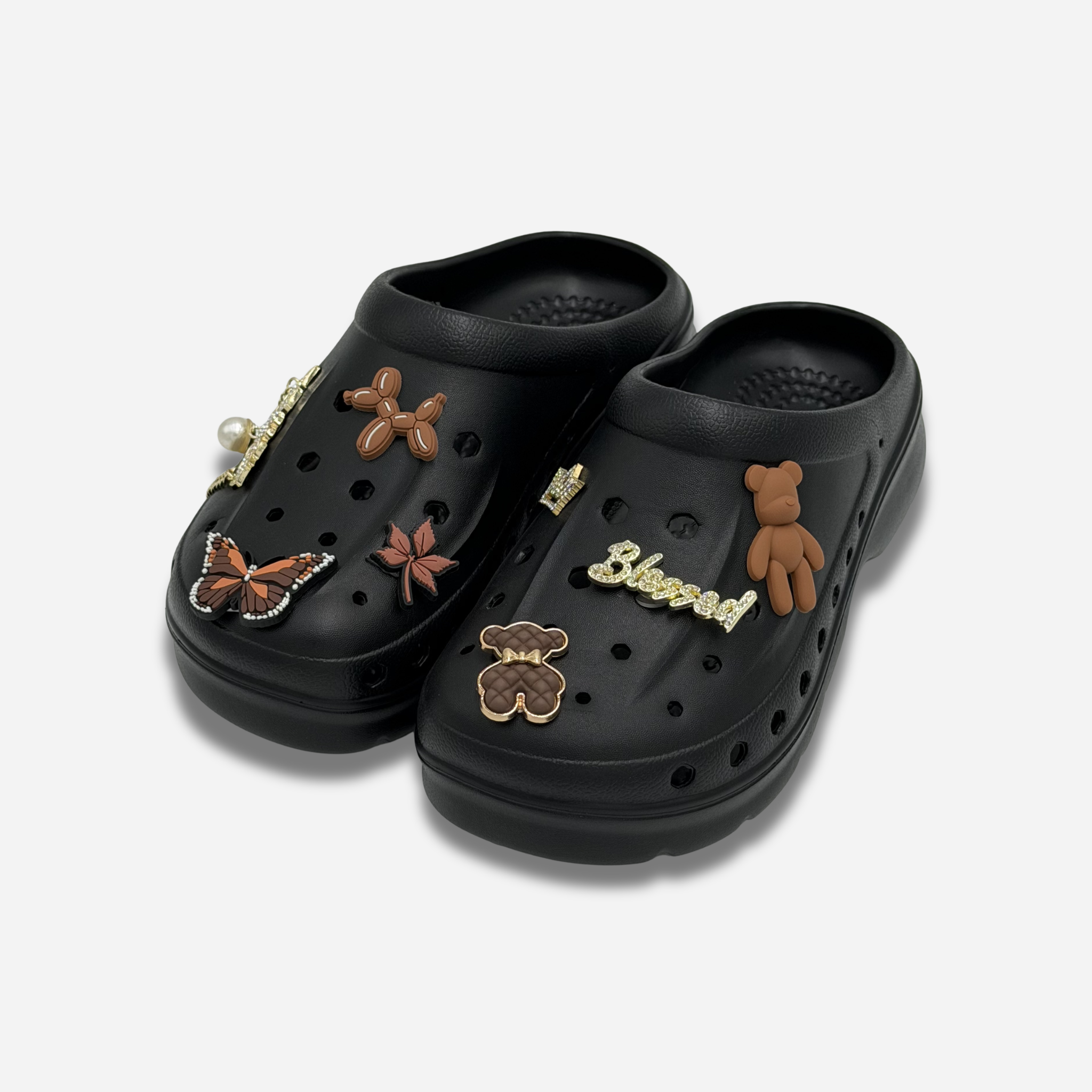 Clogs Hexa Brown & Gold