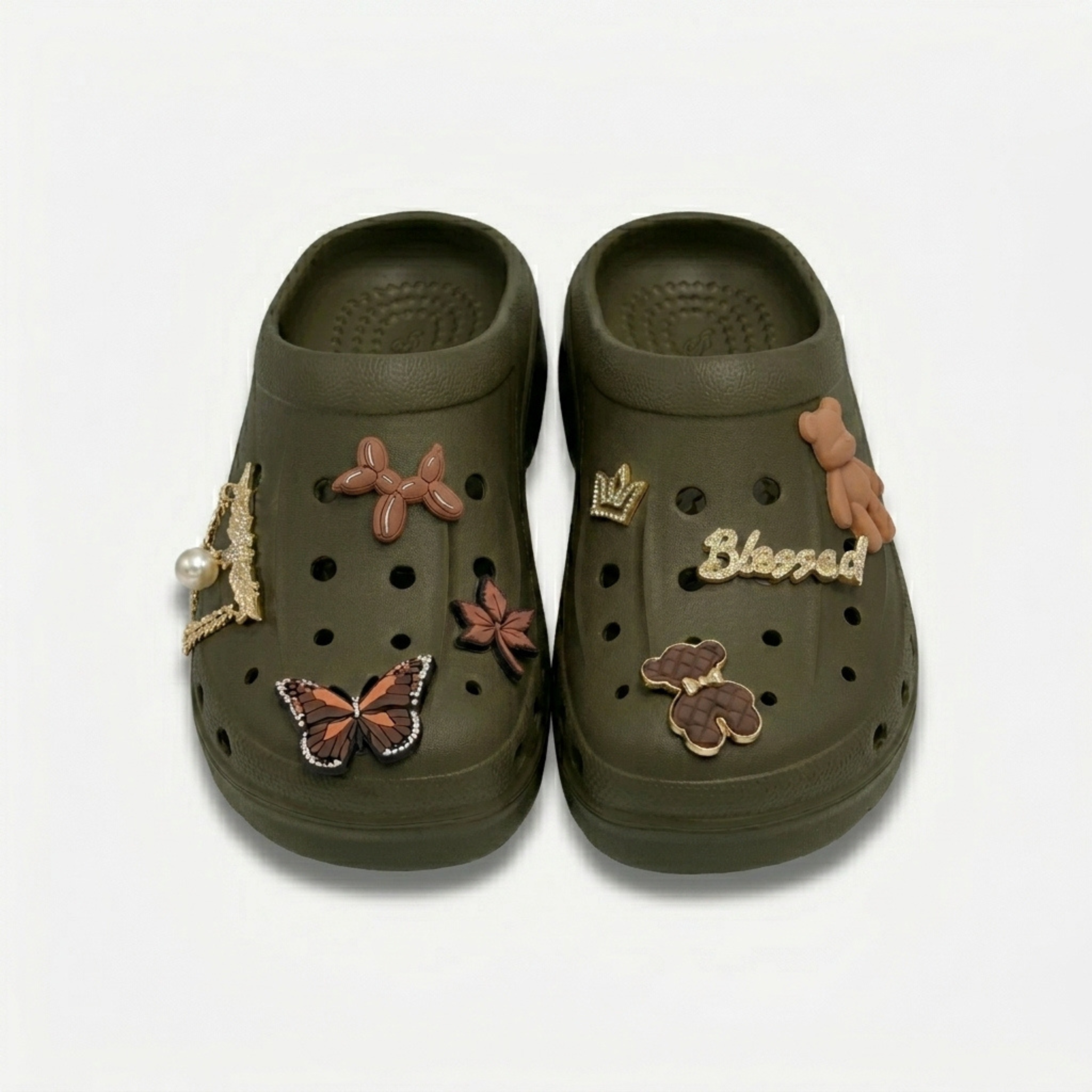 Clogs Hexa Brown & Gold