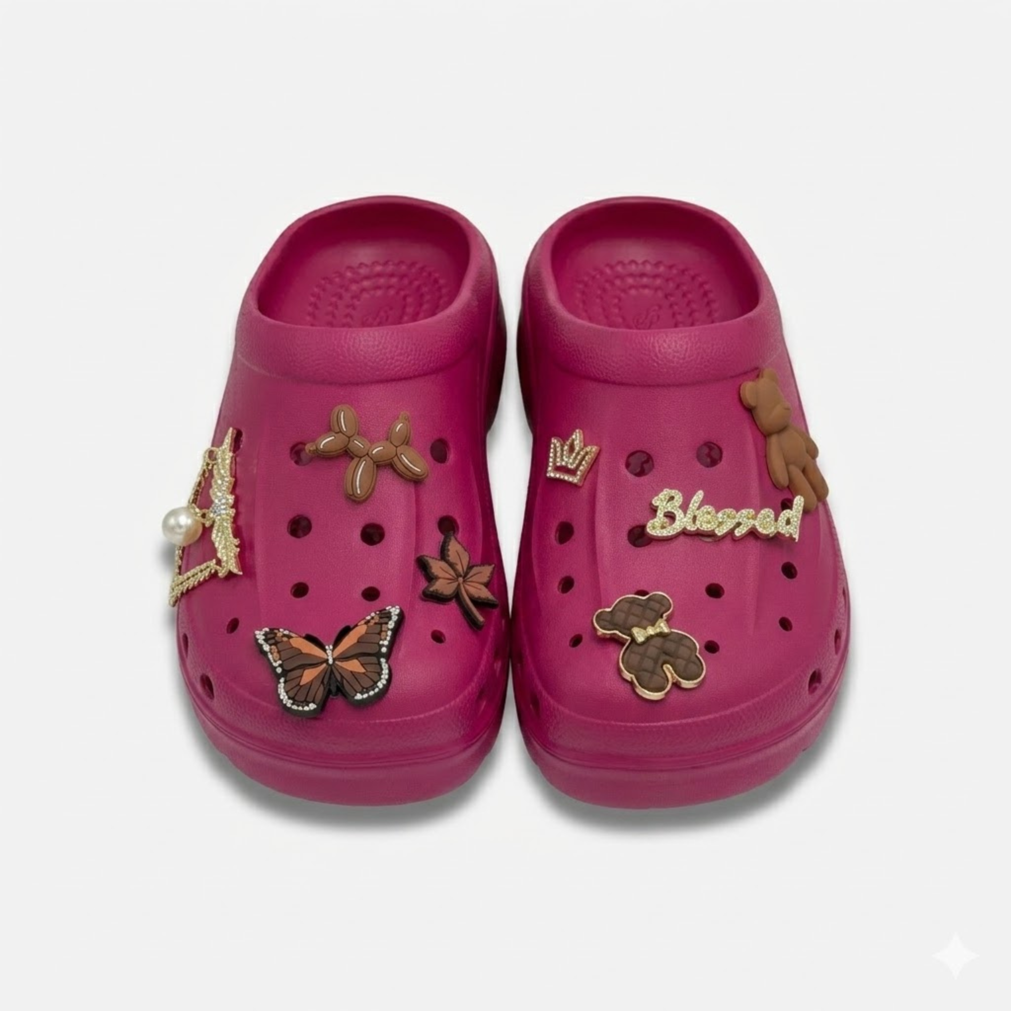 Clogs Hexa Brown & Gold
