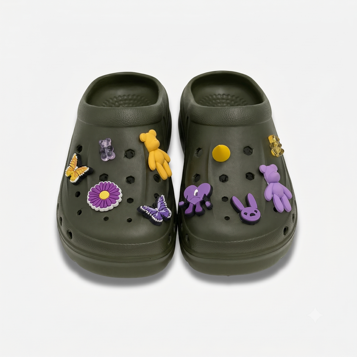 Clogs Hexa Purple and Yellow