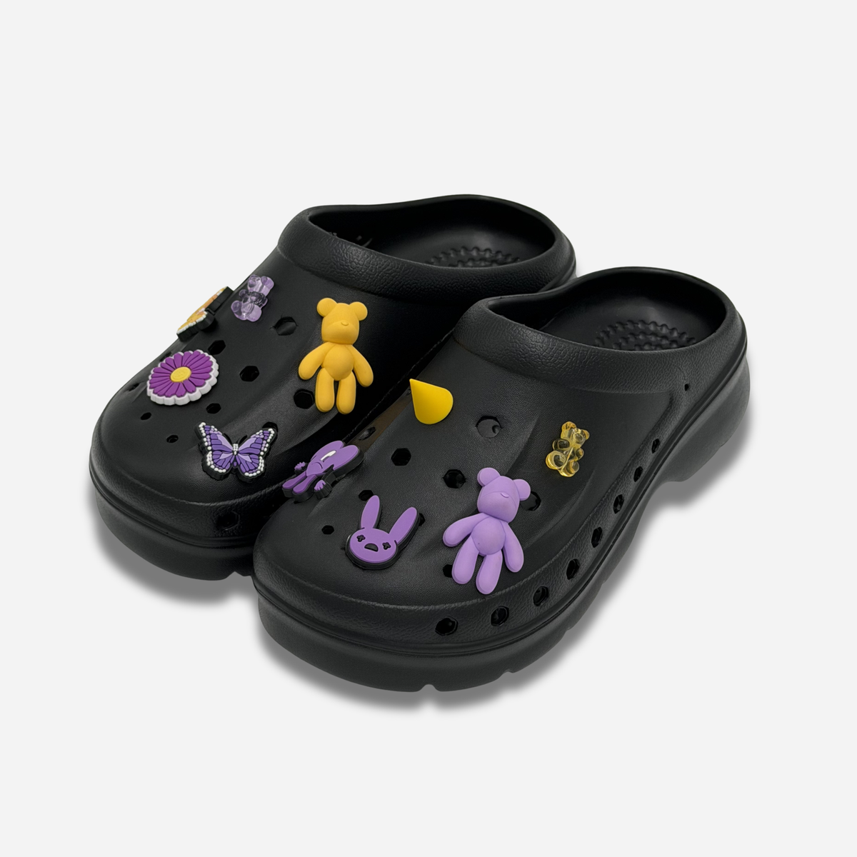 Clogs Hexa Purple and Yellow