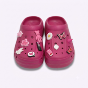 Clogs Hexa Rose & Blanc