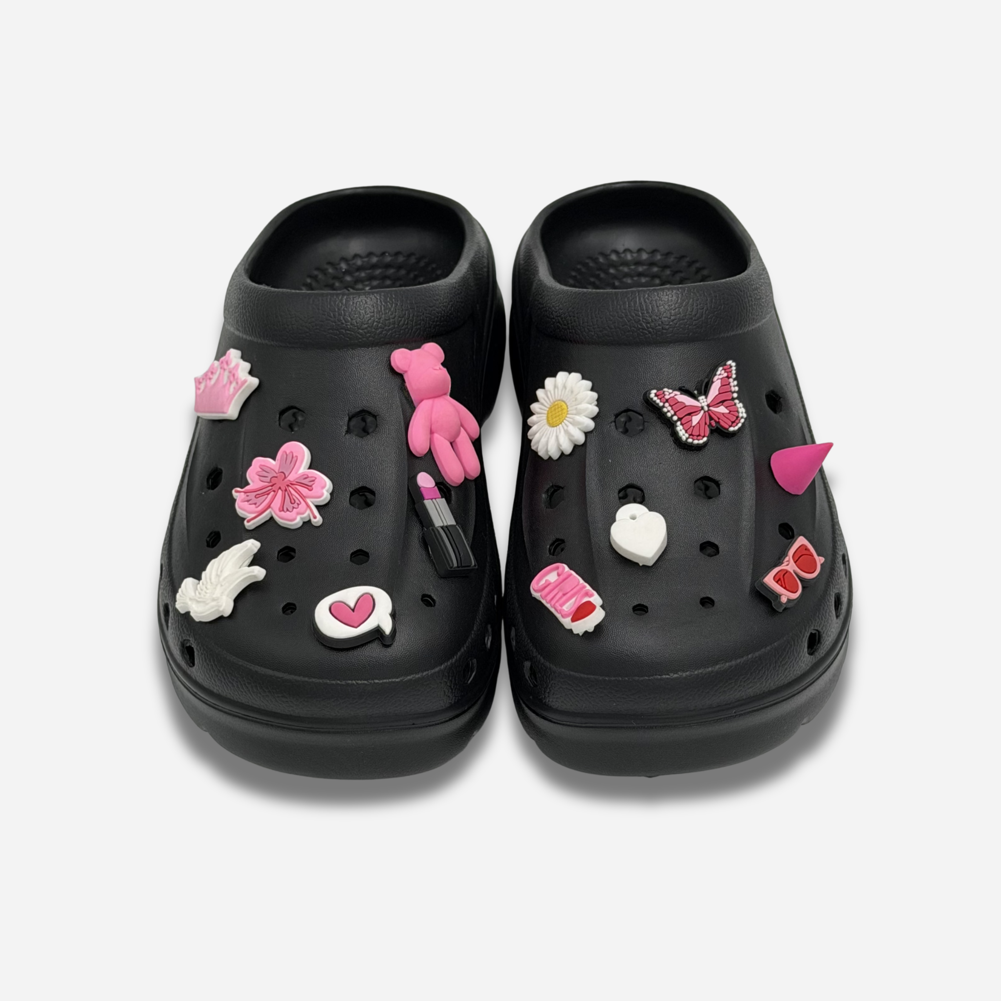 Clogs Hexa Rose & Blanc
