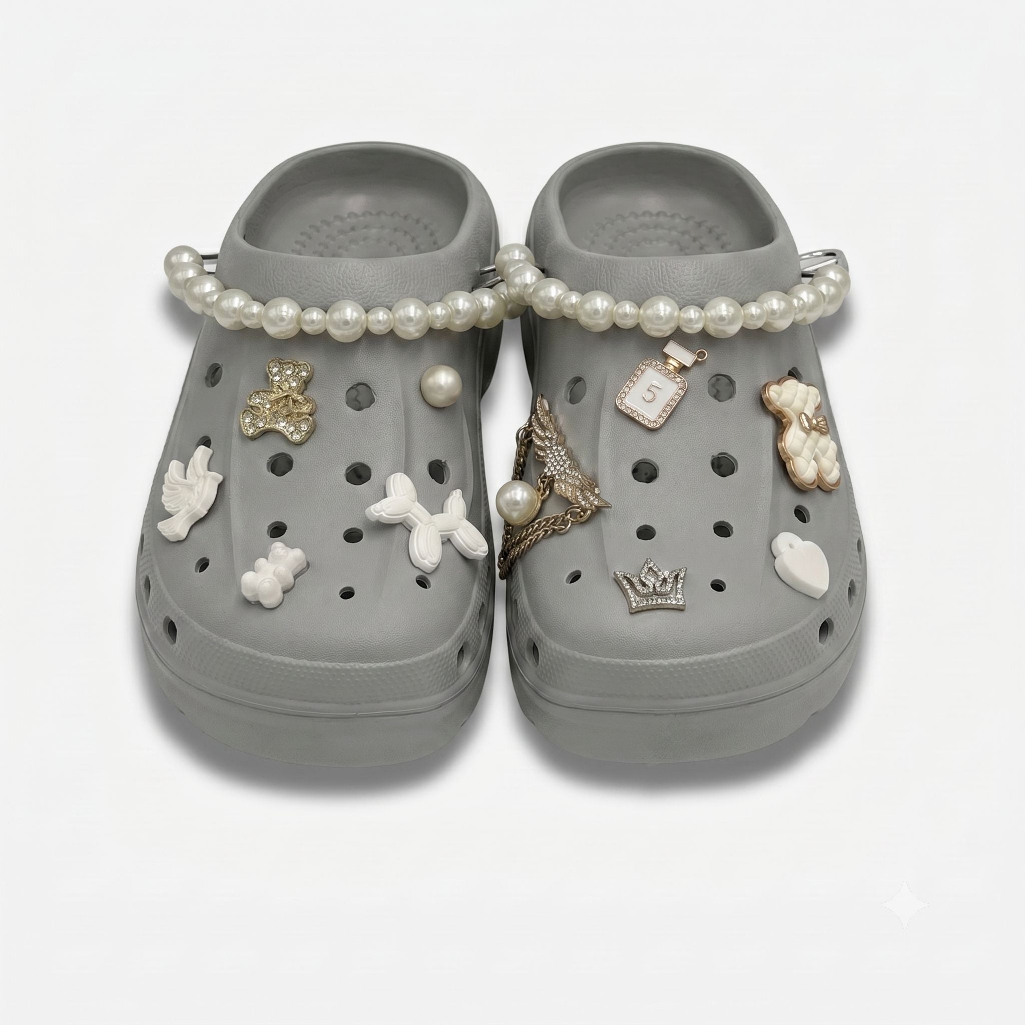 Clogs Hexa Shiny White