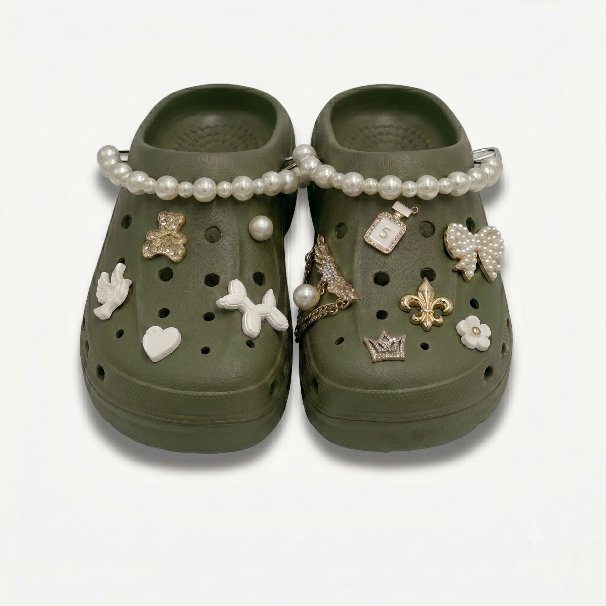 Clogs Hexa Shiny White
