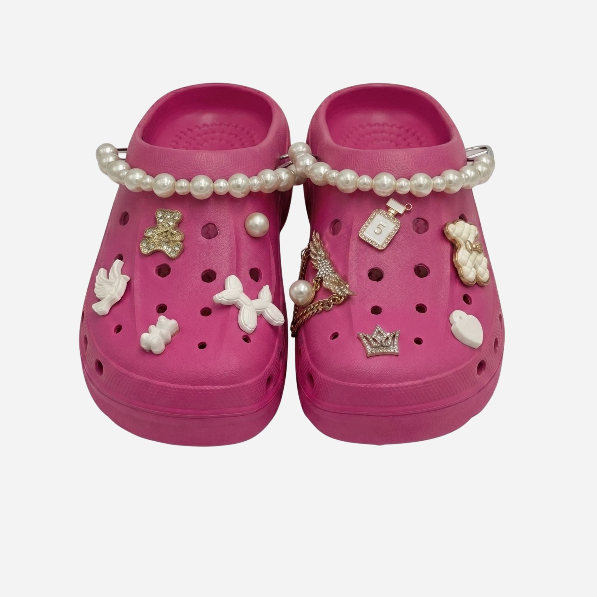 Clogs Hexa Shiny White