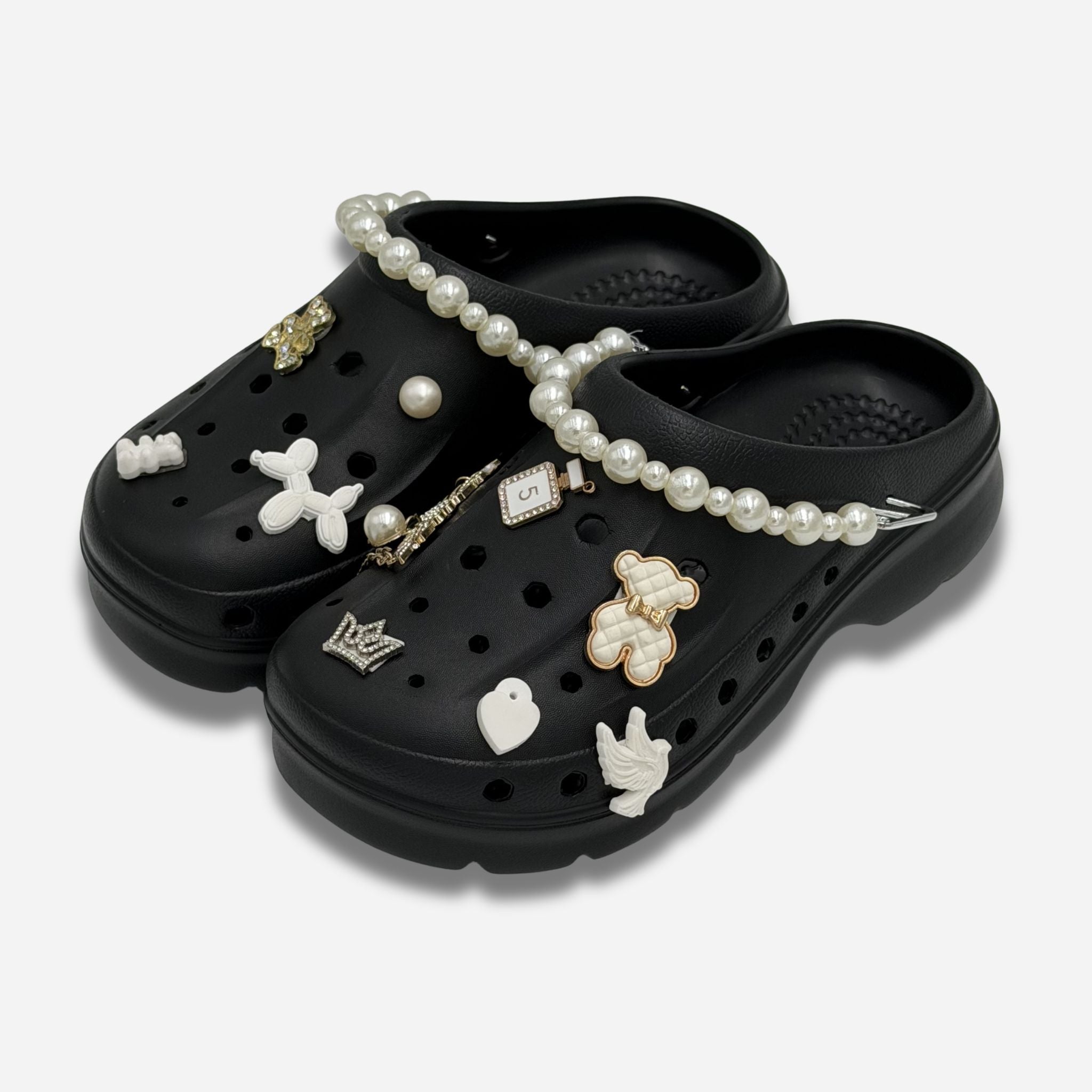 Clogs Hexa Shiny White