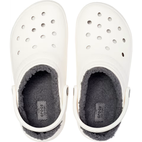 Crocs à Fourrure Blanche