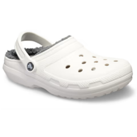 Crocs à Fourrure Blanche