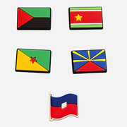 Pin's pour Crocs - Drapeau DOM TOM