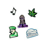 Mini pack de 5 pin's - Jul