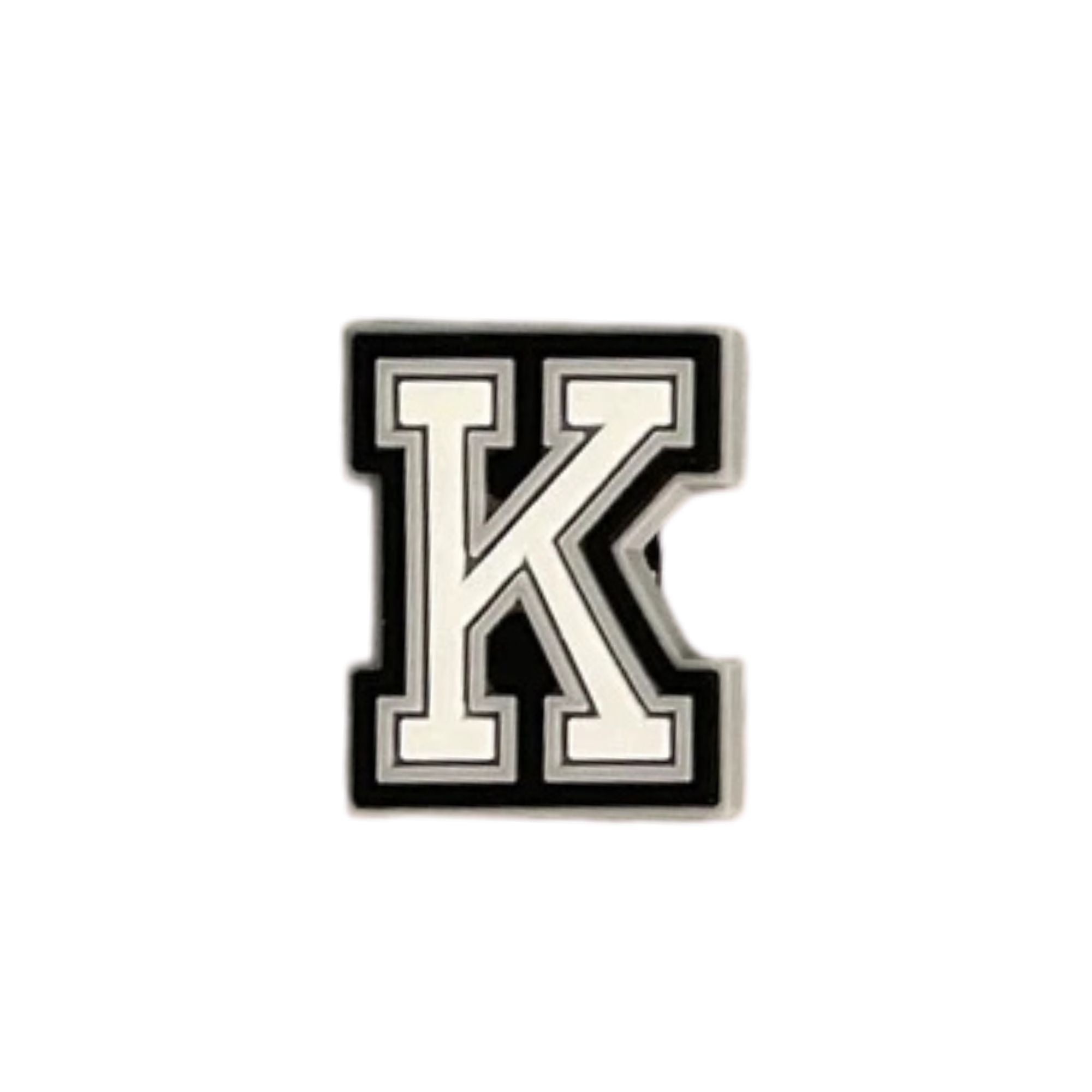 lettre k noir et blanc