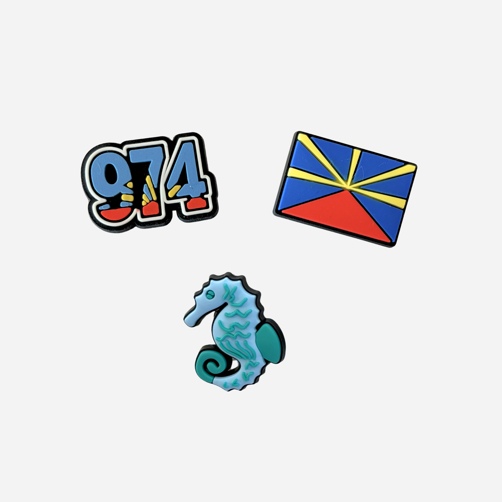 Mini pack de 3 pin's - Réunion