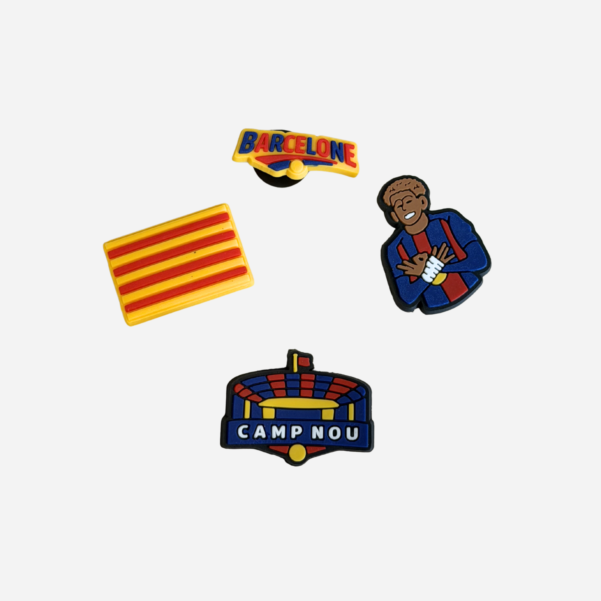 Mini pack de 4 pin's - Barcelone