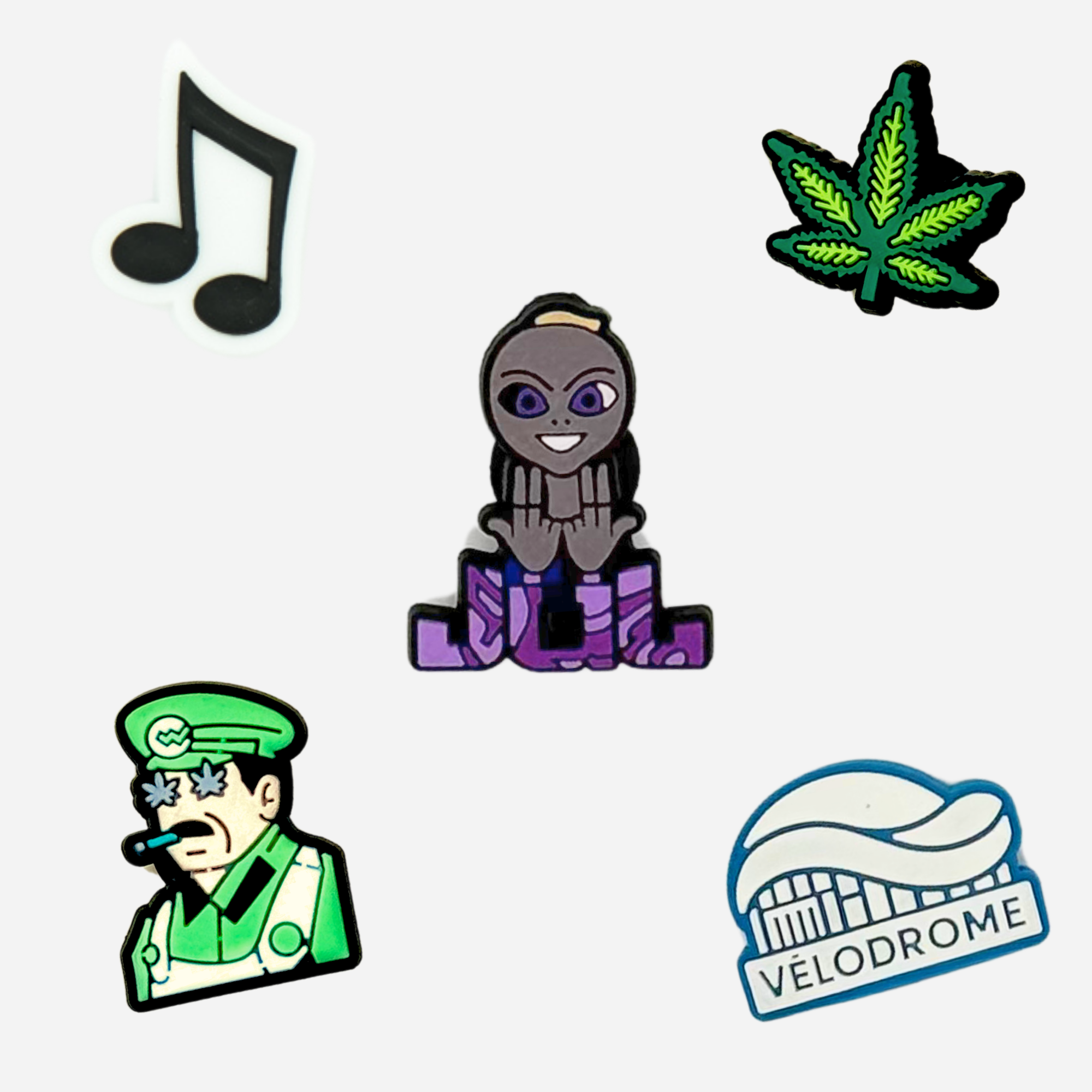 Mini pack of 5 pins - Jul