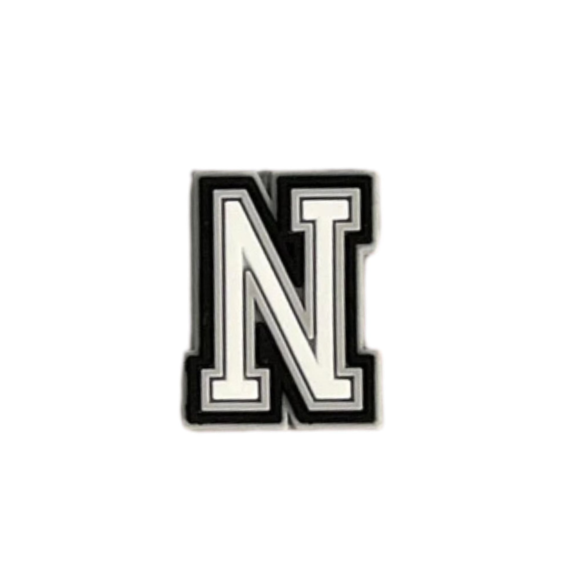 lettre n noir et blanc