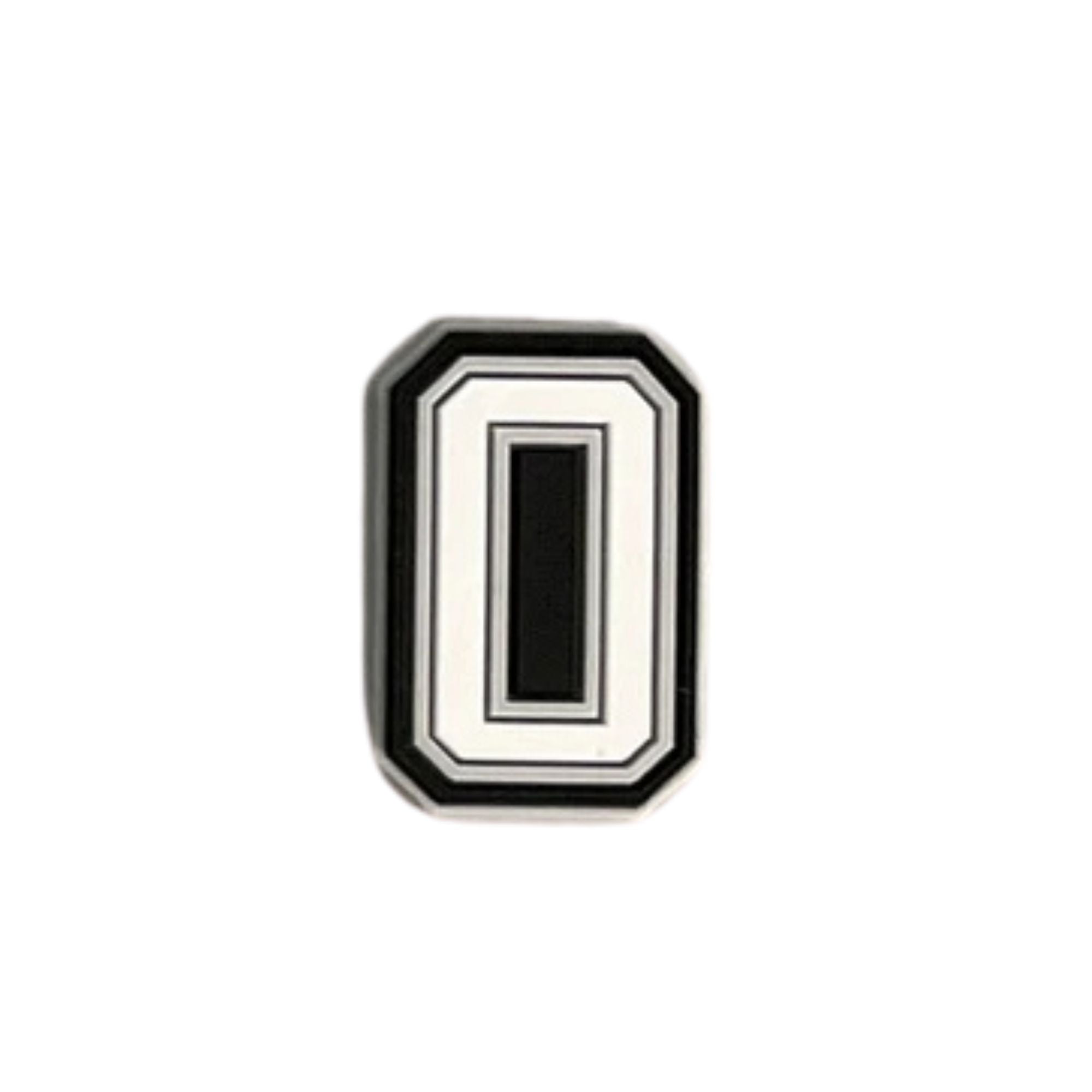 lettre o noir et blanc